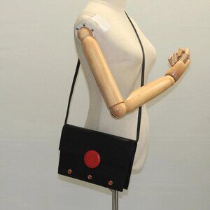 LOUIS VUITTON Epi Hublot Shoulder Bag Black Red M52557 LV Auth 110731